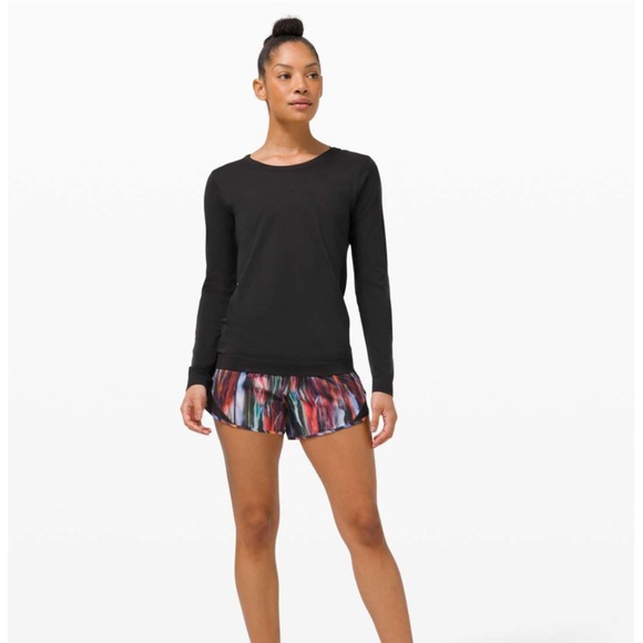 Lululemon Hotty Hot Short II *Long 4" Chroma Fusion Multi / Black - Picture 1 of 8